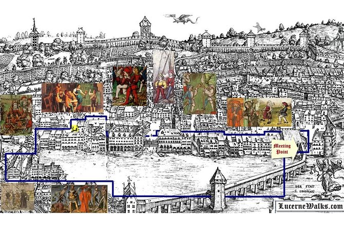 1.5-Hour Small-Group Nightwatchman Walk in Medieval Lucerne - Peter’s Chapel and the 1597 Martini map