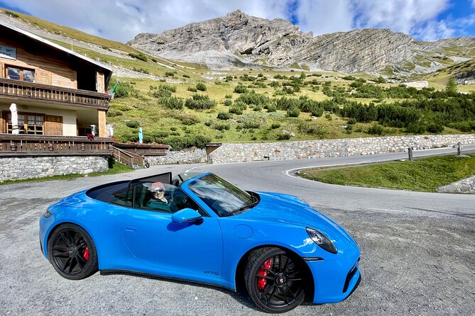 4-Day Swiss Alps Porsche Drive: Interlaken, Furka-Grimsel-Susten - Rhine Gorge, Il Spir, and Swiss Tobogganing