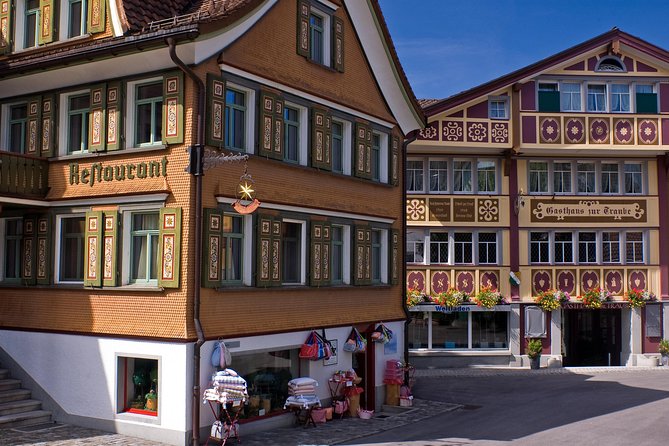 Appenzell Alps Day Trip from Zurich – Farm Life & Cheese Tasting - Walking through Appenzell’s painted village center