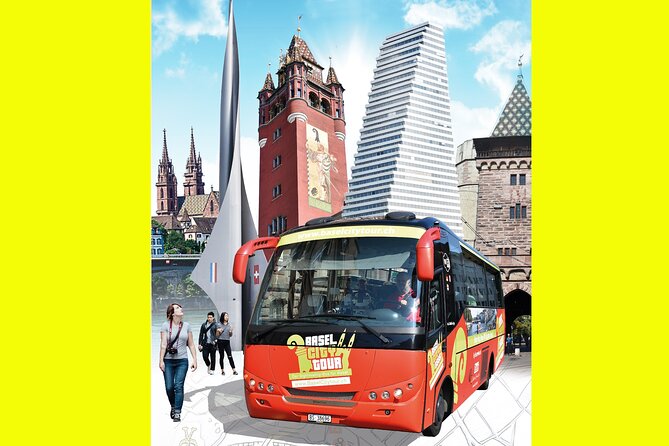 Basel City Sightseeing Bus Tour - Finding the bus near Tinguely Fountain