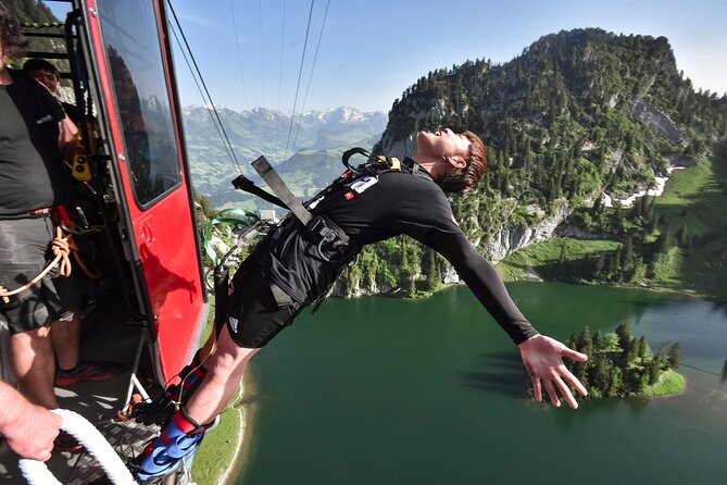Bungy Jump Stockhorn with OUTDOOR - The part many people fear most