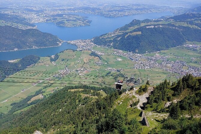 CabriO World's first Open Top Cable Car Ticket to Mt Stanserhorn - The 30-minute trail to the summit