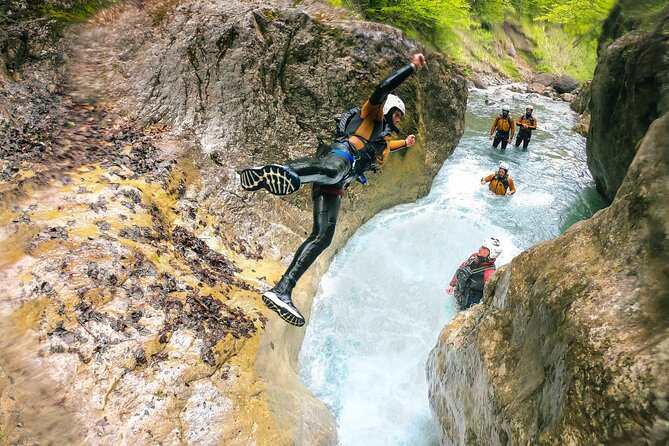 Canyoning Interlaken with OUTDOOR - Slides, plunge pools, and a surprise rope swing