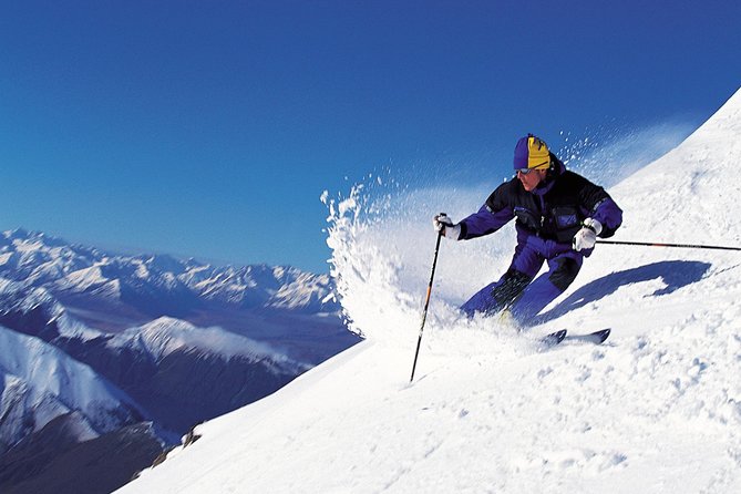 Chamonix Ski Day from Geneva with Optional Aiguille du Midi - Collecting equipment at Sport 2000 Hire Des Planards