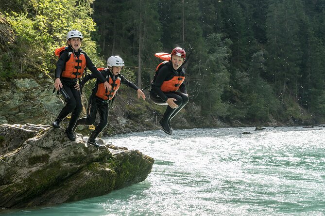 Family Rafting Experience in Engadin - The finish makes the four-hour format easier