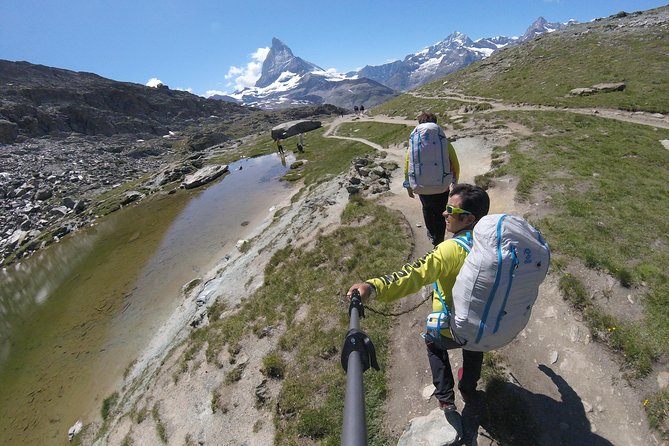 FLYMATTERHORN VIP Paragliding from Zermatt, With Matterhorn View - Takeoff, soaring, and the Matterhorn view