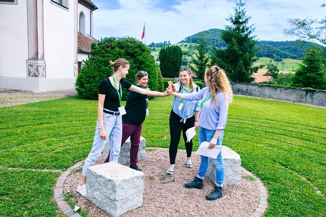 Foxtrail Jurapark in Aargau - How the puzzle posts keep the walk moving