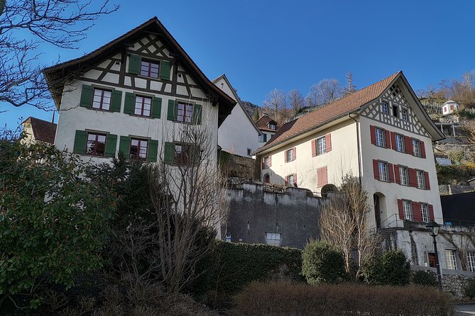 From Zurich: Breathtaking waterfall and lakes private tour - A green-blue lake above Glarus