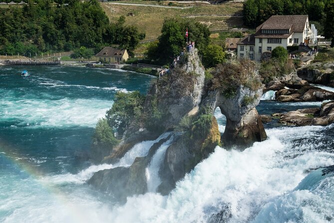 From Zurich: Rhine Falls, Chocolate and cheese factory (KTZ373) - Rhine Falls gives the morning real drama