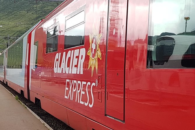Glacier Express Panoramic Train Round Trip in one Day Private Tour from Basel - Furka Pass tunnel and the Goms Valley