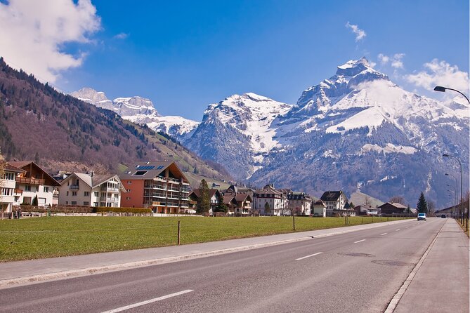 Guided Excursion to Mount Titlis Eternal Snow and Glacier from Lucerne - Cliff Walk above the Engelberg valley