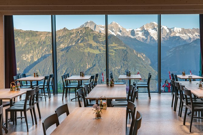 Harder Kulm - Top of Interlaken - Cable Car Ticket - Seeing Eiger, Mönch, Jungfrau, and both lakes
