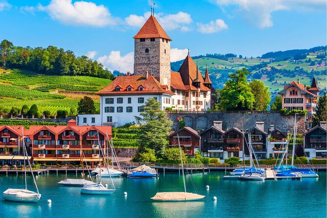 Interlaken: Private Car Tour to Swiss Villages, Capital & Castles - Starting in Interlaken and heading toward the mountains