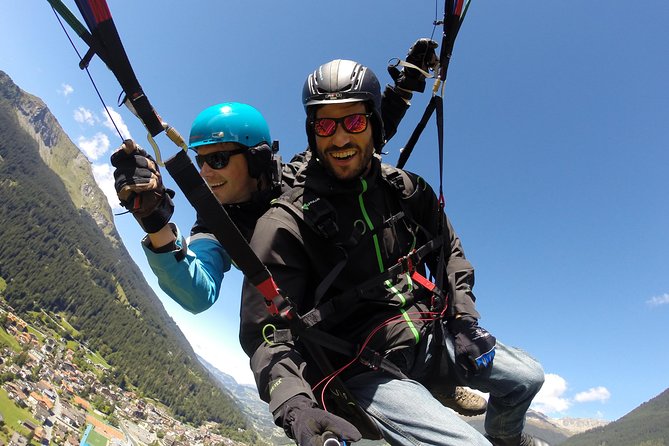 Klosters Tandem Paragliding Flight from Gotschna - From Klosters Platz to the Gotschna launch site