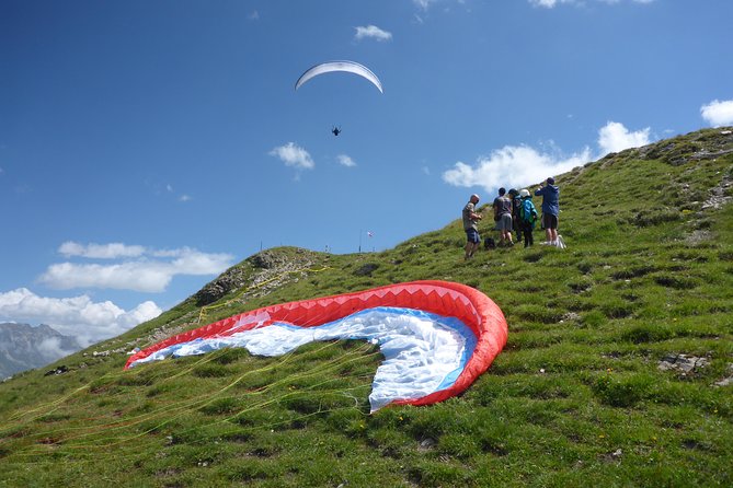 Klosters Tandem Paragliding Flight from Gotschna - Fifteen to thirty-five minutes over the Alps