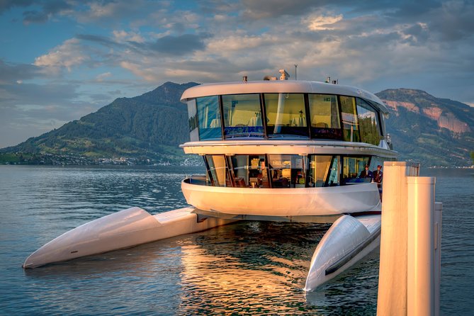 Lake Lucerne 1-Hour Catamaran Cruise - Crossing to Kehrsiten-Bürgenstock