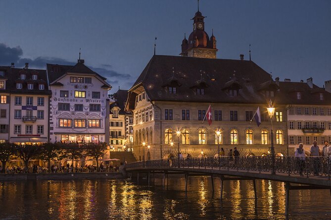 Lucerne Walking Tour and Beer Tasting - Chapel Bridge, Lucerne’s famous wooden crossing