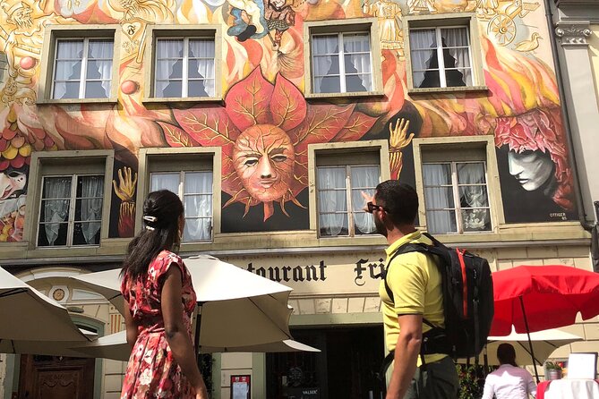 Lucerne Walking tour and Cheese Tasting - Walking along Lake Lucerne toward the cheese shop