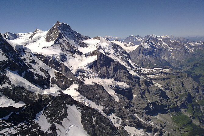 Matterhorn helicopter tour - longest scenic flight from Bern over the Swiss Alps - The pilot, commentary, and the private format