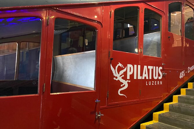 Mt. Pilatus & Lake Lucerne Cruise Small Group Tour | From Basel - Riding Mount Pilatus above Lucerne