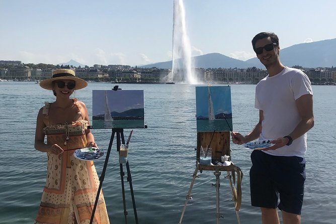 Painting Master Class by the Geneva Lake - Painting Geneva instead of just photographing it