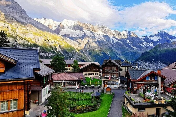 Private Day Tour to Lauterbrunnen Interlaken Murren from Lucerne - Gimmelwald and Raclette with a mountain view