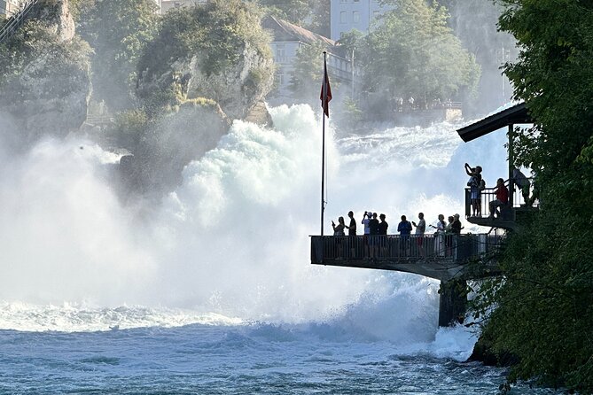 Private Half-Day Tour to the Rhine Falls with Pick-up at Hotel - The boat from Schloss Wörth, April through October