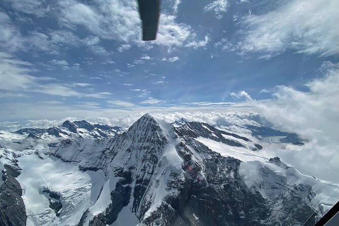 Private helicopter tour to the Swiss Alps - see the Eiger, Monch and Jungfrau - From Bern-Belp airport to the first Alpine peaks