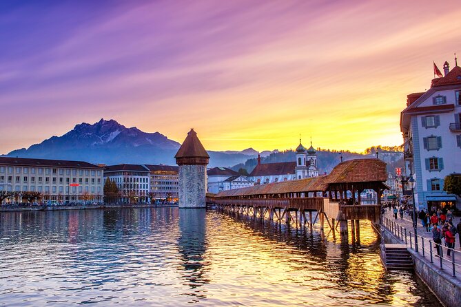 Private transfer from Zurich to Lucerne, English-speaking driver - Arriving in Lucerne with your bags handled