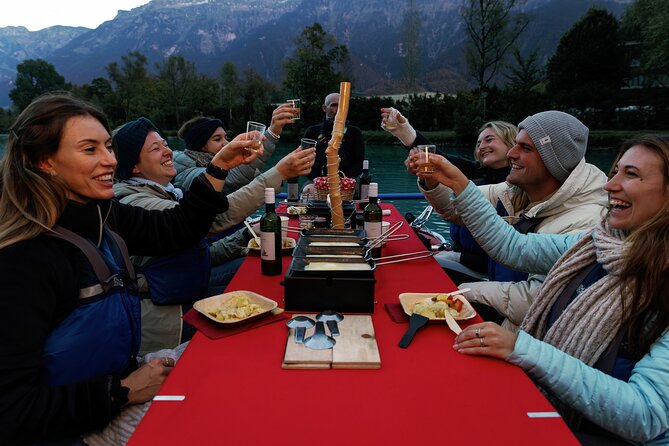 Raclette Rafting in Interlaken - The food, drinks, and comfort factor