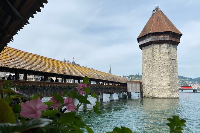 Revealing Lucerne: Self-Guided Audio City Tour - Franciscan Church and Spreuer Bridge show a quieter Lucerne