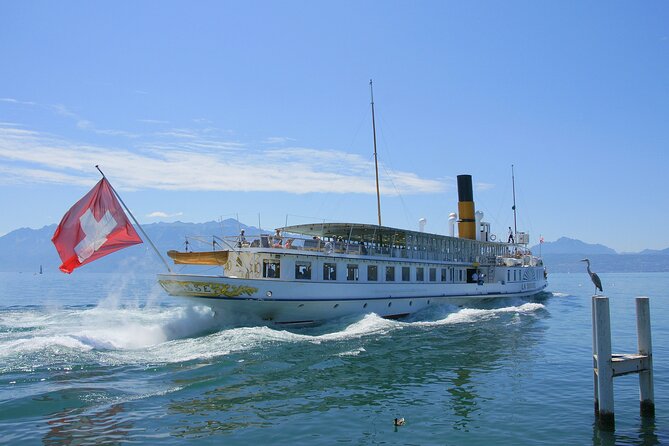 Round trip cruise from Lausanne to Chillon - Le Bouveret and Villeneuve on the return