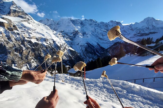 Sledding Cheese Fondue, Chocolate - Chocolate before the sled run