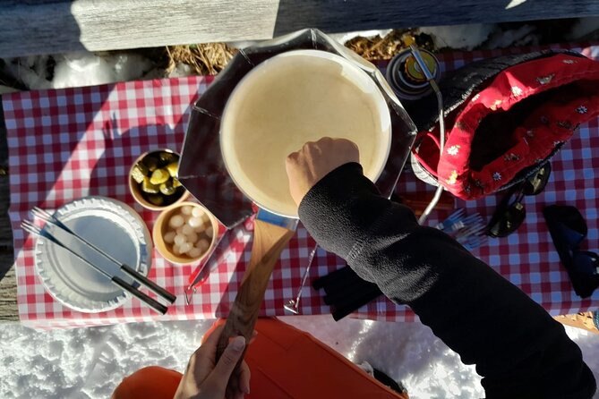 Sledding Cheese Fondue, Chocolate - Männlichen logistics and extra costs