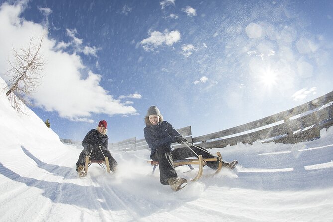 Sledding Cheese Fondue, Chocolate - Who will enjoy this most
