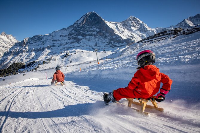 Sledding Cheese Fondue, Chocolate - The 1.5-hour descent below the big three