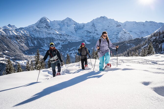 Snowshoe Adventure in the Swiss Alps - Starting at the Outdoor base in Wilderswil