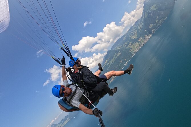 Tandem Paragliding Flight in the Lucerne Region - The cable car and the walk to takeoff