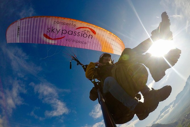 Tandy paragliding - Riding the shuttle up to Sonchaux