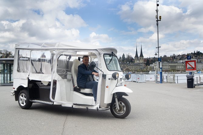 The heart of Lucerne with the Etuktuk - Weather, comfort, and the pace of the ride