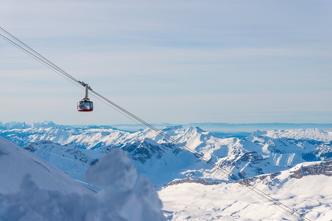Titlis, the eternal snow mountain, and Lucerne Village - Ice caves and the Cliff Walk