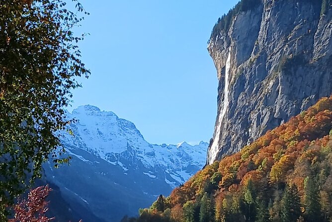 Waterfall Lauterbrunnen CLOY Pier Iseltwald Interlaken Private - Staubbach Waterfall, the tour’s main walk