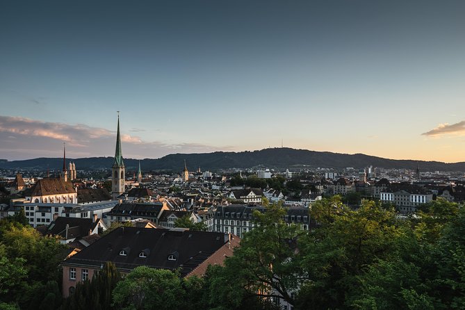 Zurich City Tour with Audio Commentary - Lake Zurich and the Alpine view