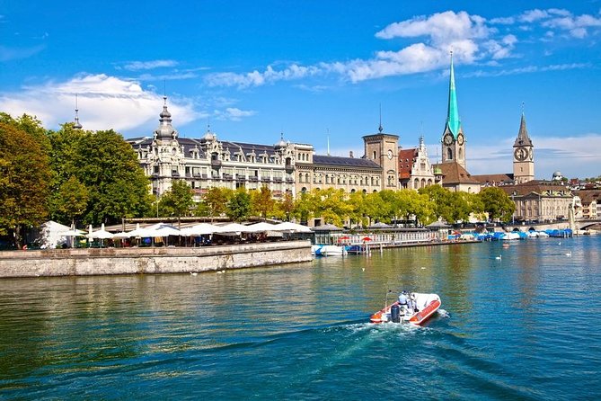 Zurich City Tour with Audio Commentary - Old Town churches and the Limmatquai riverfront