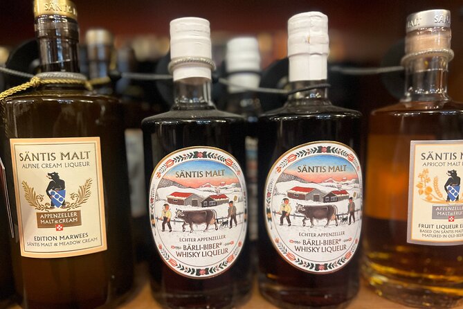 Zurich Food Tour with 10 Local Delicacies, Cheeses & Chocolates - Wine, schnapps, whiskey, and gin