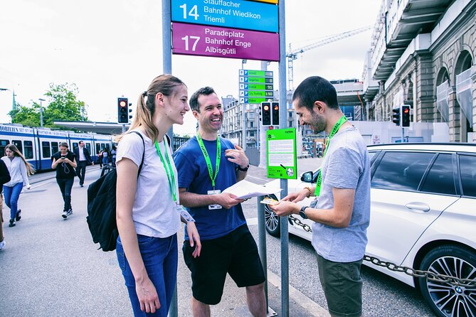 Zurich Foxtrail Hera - The start: printed documents, tickets, and a phone