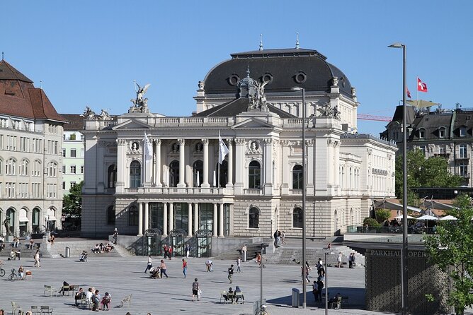 Zurich Highlights with Lake Cruise & Optional FIFA Museum Ticket - Zurich from a cool coach window