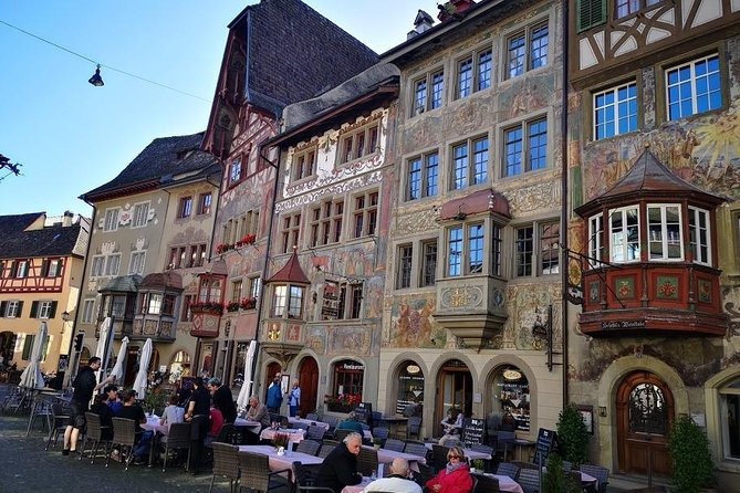 Zürich, Lindt Chocolate, Rheinfalls and Stein am Rhein - Stein am Rhein slows the pace beside the Rhine