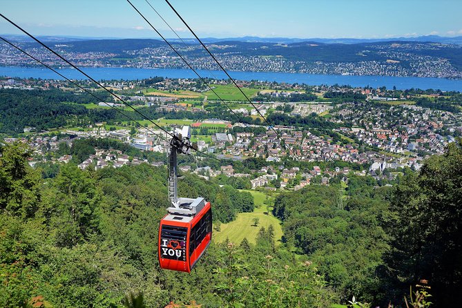 Zurich Walking Tour With Cruise and Aerial Cable Car - The Polybahn and ETH panorama terrace